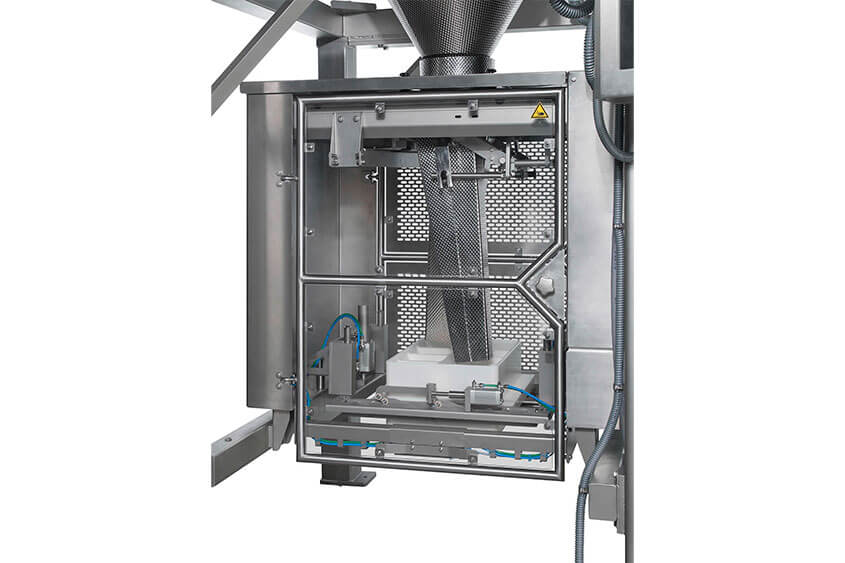 Product transfer system in operation