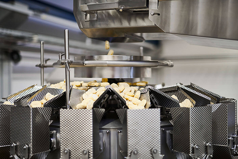 Hastamat multihead weigher detail